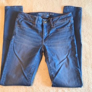 Bright Blue American Eagle Jeans